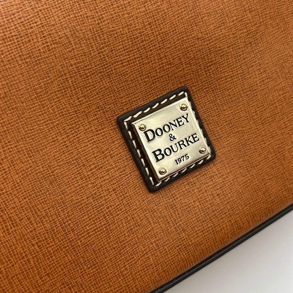 Dooney & Bourke Saffiano Small Heidi Satchel Natural